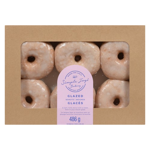 Simple Joys Donuts Glazed 6 Pack 486 g