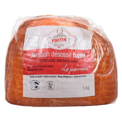 Charcuterie Gluten Free Fortin Quarter Ham Smoked Boneless 1 kg