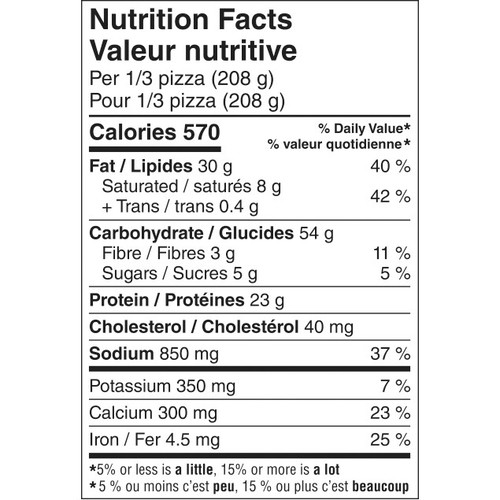 Delissio Frozen Crispy Pan Pizza All Dressed 626 g