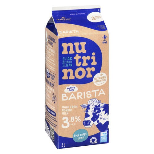 Nutrinor Barista 3.8% Milk 2 L