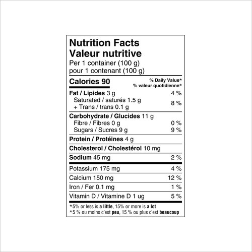 Activia Lactose-Free Probiotics Yogurt Vanilla 8 x 100 g