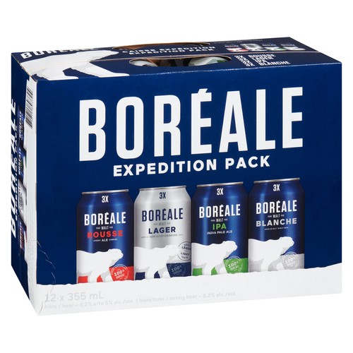 Boreale Beer Expedition Pack 12 x 355 ml (cans)