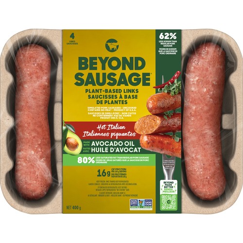 Beyond Meat Plant Based Frozen Sausage Hot Italian 400 g
