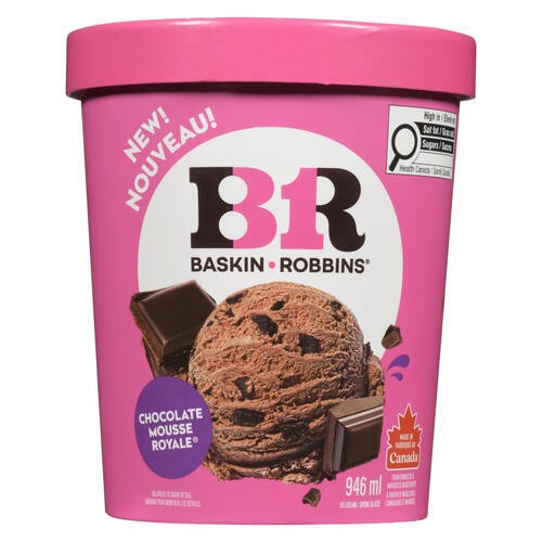 Baskin Robbins Ice Cream Chocolate Mousse Royale 946 ml