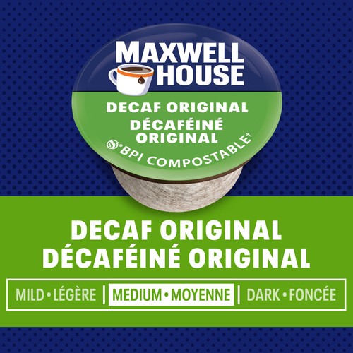 Maxwell House Coffee Pods Original Decaf 30 K-Cups 292 g