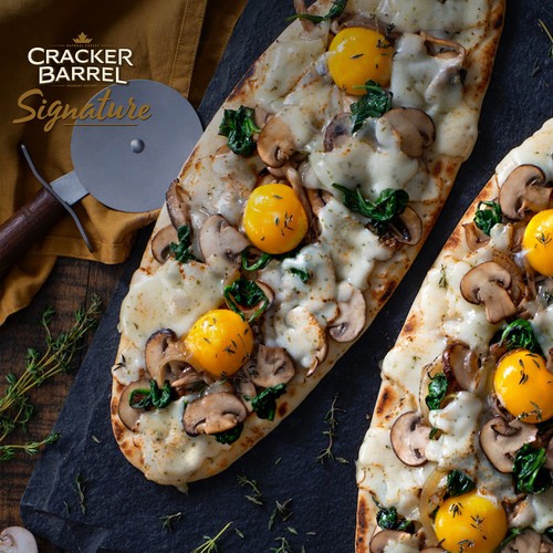 Cracker Barrel Signature Herb & Garlic Cheddar Cheese 11 Slices 200 g