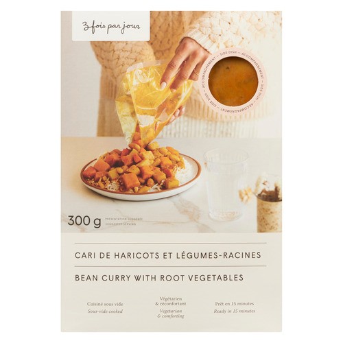 3 Times A Day White Bean Curry With Root Vegetables 300 g