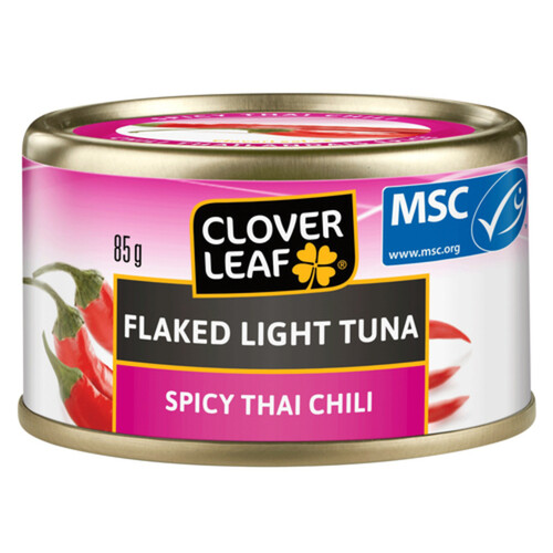 Clover Leaf Flaked Light Tuna Spicy Thai Chili 85 g