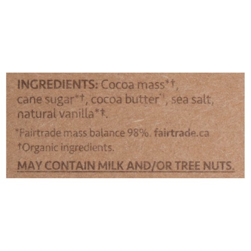 Galerie Au Chocolat Sea Salt Dark Chocolate 100 g