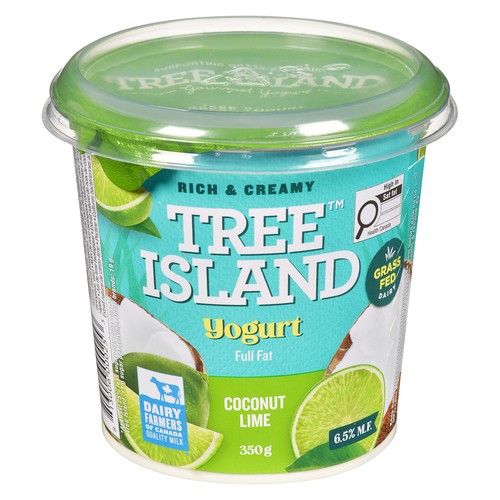 Tree Island Gourmet Yogurt Greek Coconut Lime Yogurt 325 g