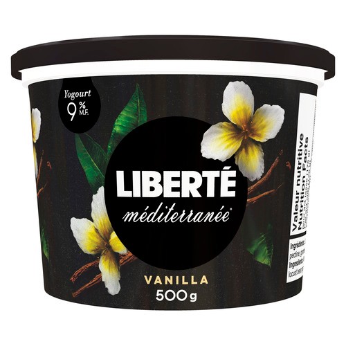 Liberte Mediterranee 9% Yogurt Vanilla 500 g