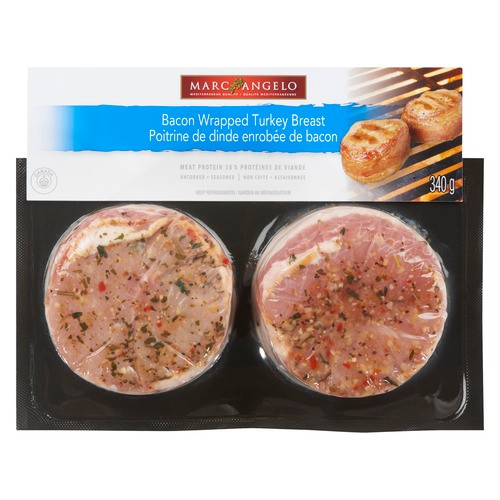 Marcangelo Turkey Breast Bacon Wrapped 340 g