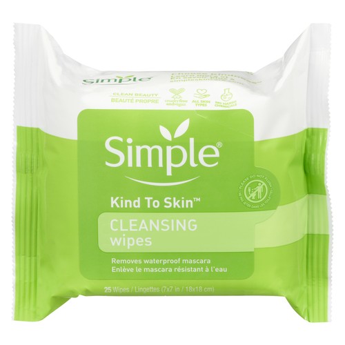 Simple KTS Cleansing Facial Wipes 25 ea