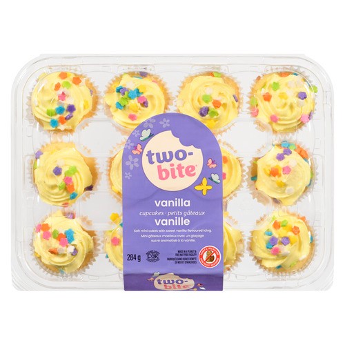 Two-Bite Cupcakes Vanilla Spring 284 g (frozen)