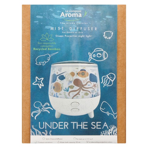 The Aroma Counter Ultrasonic Essential Oils Diffuser Under The Sea 1 EA