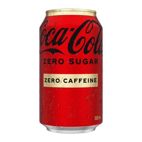 Coca-Cola Soft Drink Zero Sugar Zero Caffeine 355 ml (can)
