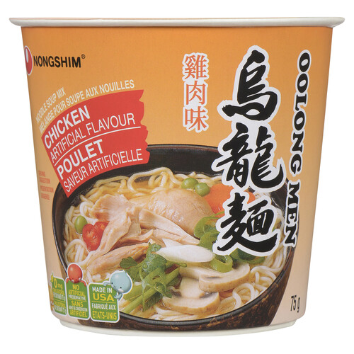 Nong Shim Noodle Soup Cup Oolong Men Chicken 75 g