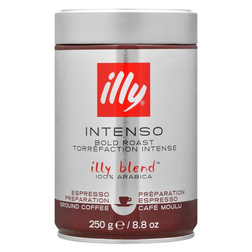 Illy Coffee Ground Coffee Intenso Espresso 250 g