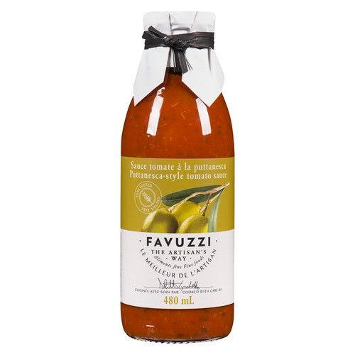 Favuzzi Sauce Tomato Puttanesca-Style 480 ml