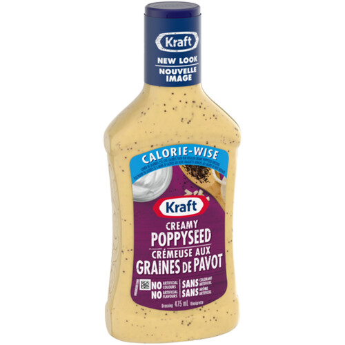 Kraft Salad Dressing Calorie Wise Creamy Poppy Seed 475 ml Voilà Online Groceries & Offers