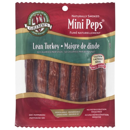 Grimm's Fine Foods Gluten-Free Turkey Mini Peps 225 g