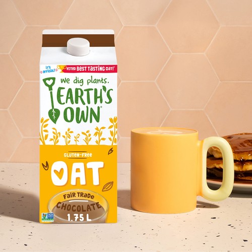 Earth's Own Gluten-Free Oat Milk Alternative Chocolate 1.75 L