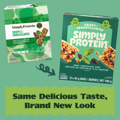 Simply Protein Protein Bar Mint Chocolate Chip 40 g