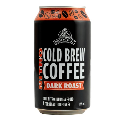 Farm Boy Cold Brew Coffee Nitro Dark Roast 355 ml (can)