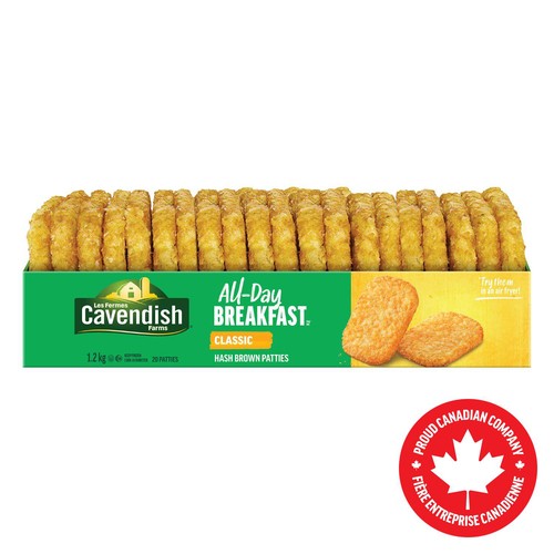 Cavendish Farms All-Day Breakfast Classic Hash Brown Patties 1.2 kg