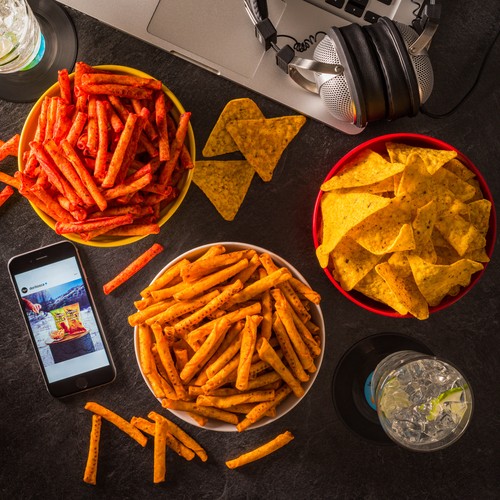 Doritos Dinamita Rolled Tortilla Chips Nacho Blast 280 g