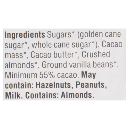 Camino Organic Dark Chocolate Bar Almonds Cacao 100 g