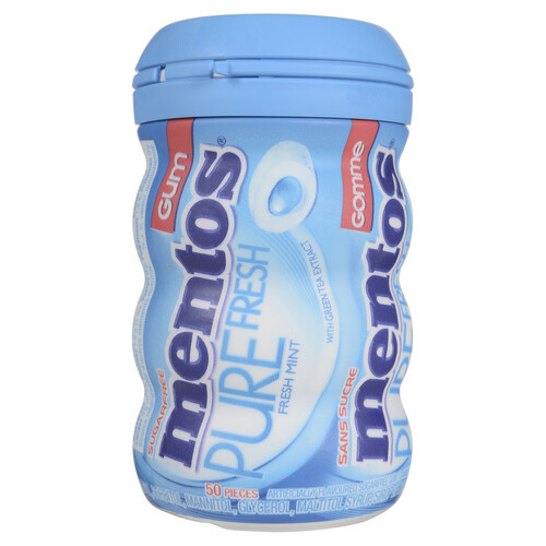 Mentos Gum Sugar free Pure Fresh Mint 50 Pieces