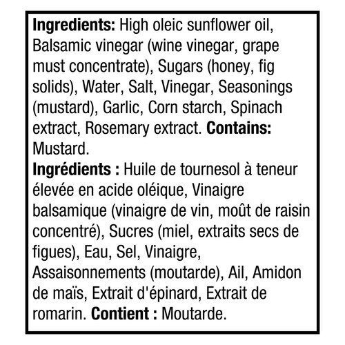 J.L. Kraft Pure Dressing & Marinade Fig Balsamic 355 ml
