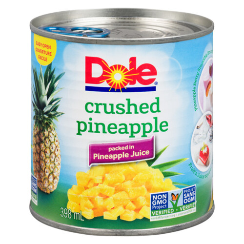 Dole Crushed Pineapple Packed In Pineapple Juice 398 ml