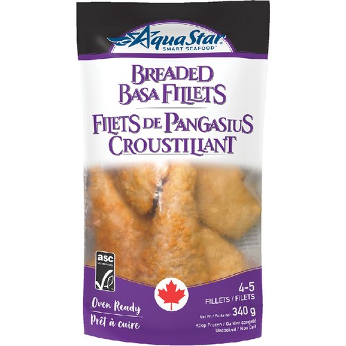 Aqua Star Frozen Basa Fillets Breaded 340 g