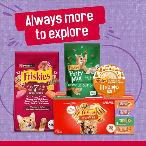 Friskies Wet Cat Food  Prime Filets Turkey Dinner in Gravy 156 g