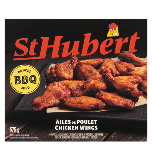 St-Hubert Frozen Chicken Wings Mild BBQ 575 g