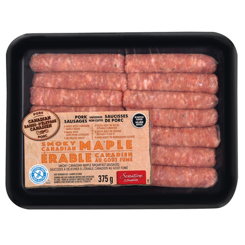 Sensations Smokey Maple Breakfast Sausage 375 g