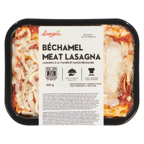 Longo's Meat Lasagna With Bechamel Sauce 450 g