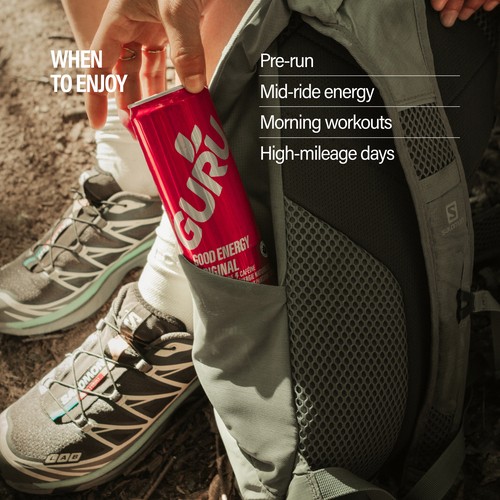 Guru Energy Drink Natural Original 24 x 355 ml (cans)