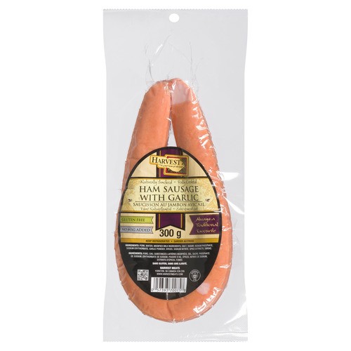 Harvest Meats European Brand Ham Sausage  With Garlic 300 g