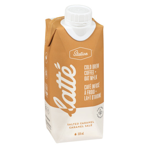 Station Cold Brew Oat Milk Latte Salted Caramel 330 ml 