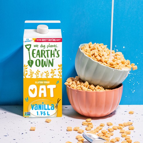 Earth's Own Gluten-Free Oat Milk Alternative Vanilla 1.75 L