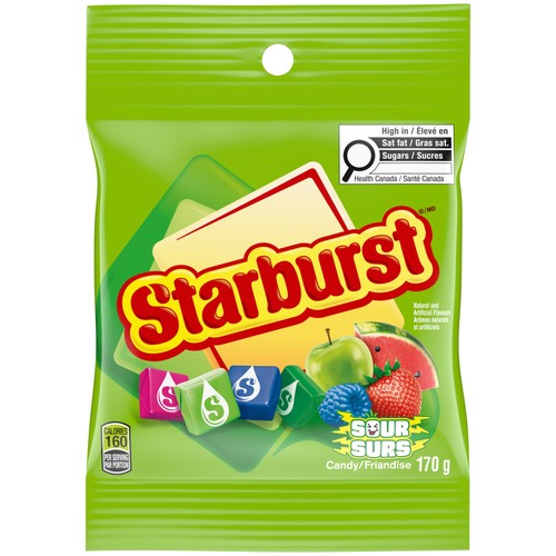Starburst Chewy Candy Sour 170 g