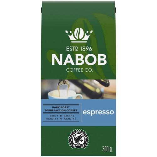 Nabob Ground Coffee Espresso Dark Roast 300 g