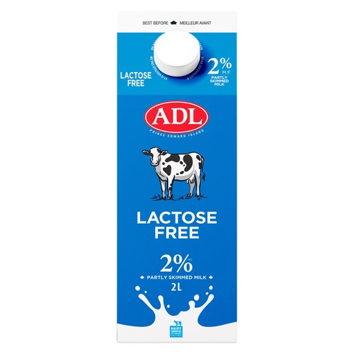 ADL Lactose-Free 2% Milk Partly Skimmed 2 L - Voilà Online
