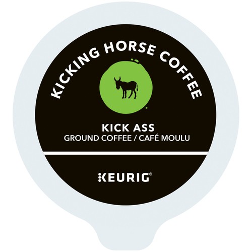 Kicking Horse Kick Ass K-Cup Coffee Pods Dark Roast 10 Count