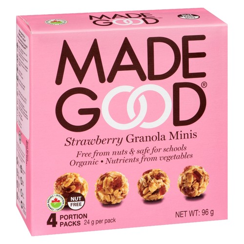 Made Good Organic Mini Granola Bars Strawberry 96 g 