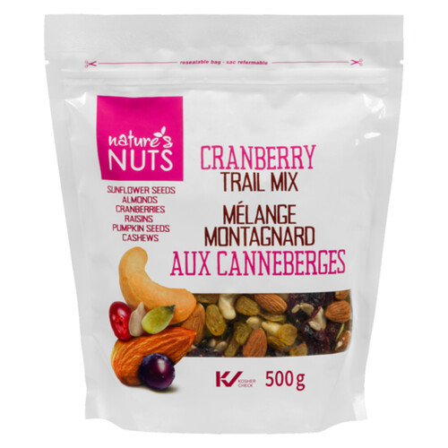 Nature's Nut Cranberry Trail Mix 500 g