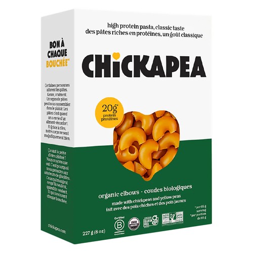 Chickapea Organic Pasta Elbows 227 g